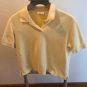 croft & barrow Light Yellow Short Sleeve Polo for Kids